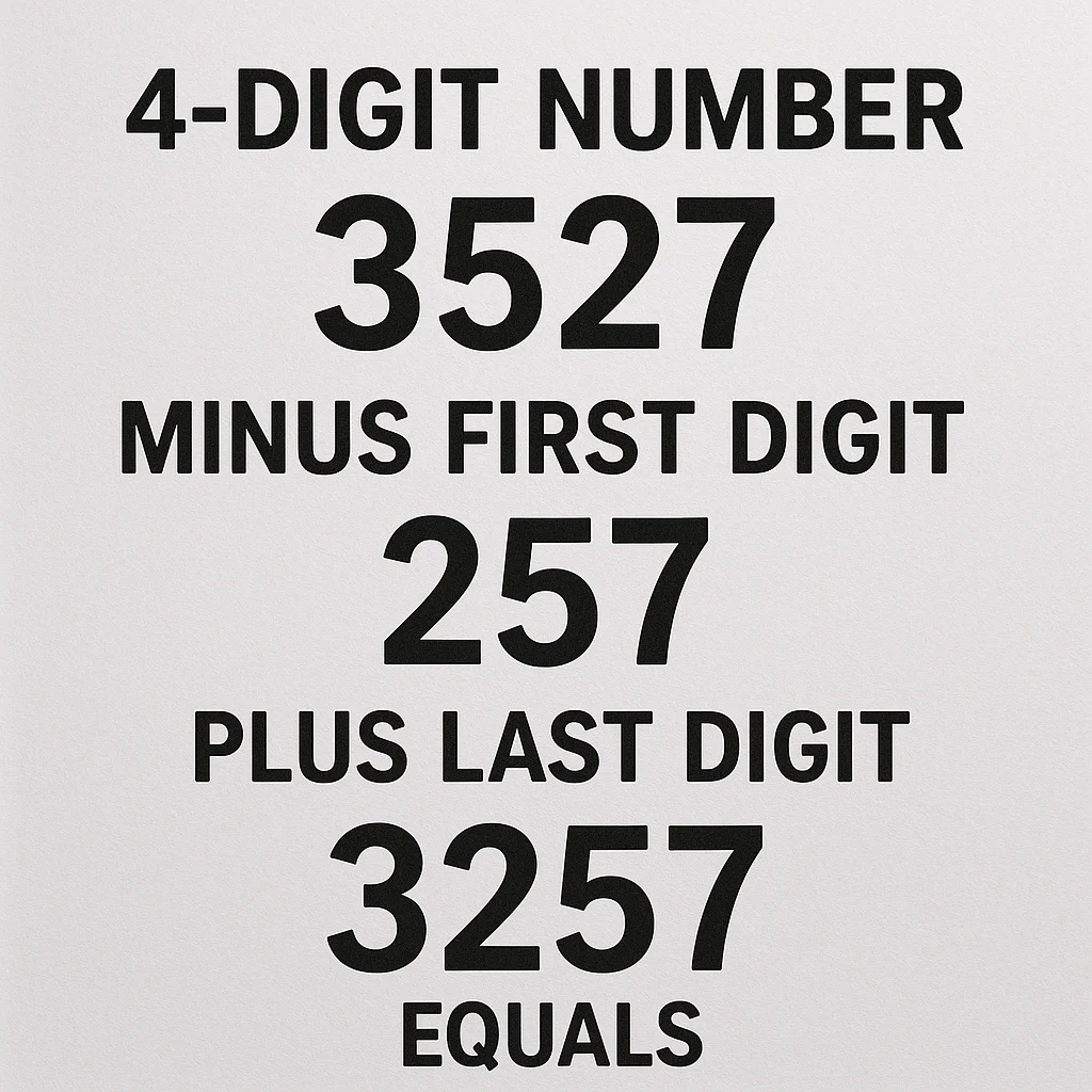 🧮 What Is the 4 Digit Number Magic Trick? Mind-Blowing Math Revealed ...
