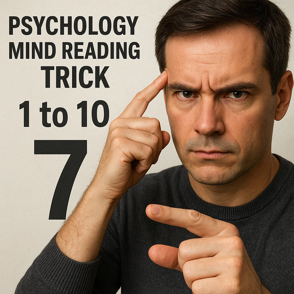🧠 10 Mind-Reading Secrets: Why You Always Pick 7! - Mind Trick™