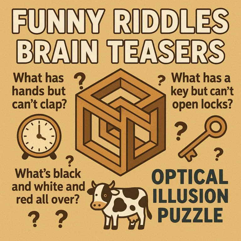 Featured image for 40 Funny Riddles and Brain Teasers to Outsmart Everyone